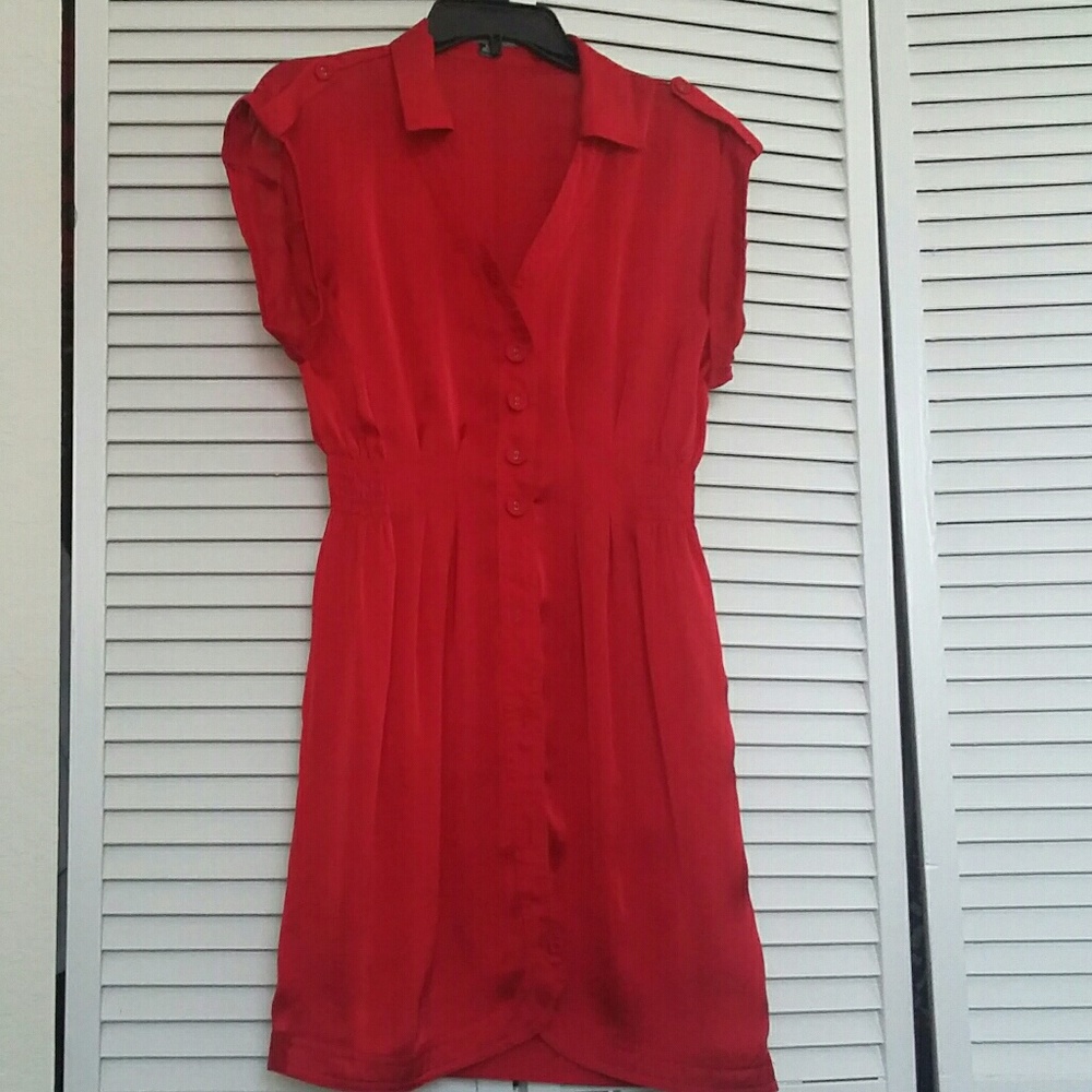 Love21 red tunic top